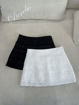 French mini frill skirt