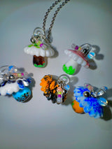 トリッピーマッシュルームネックレス.06 (5color)
