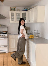 Dian Flap Pocket Cotton Balloon Wide Pants (2color)