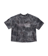 (W) ソロナ マーブル ドット シンボル クロップ Tシャツ (Aurora)