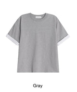 Ed High-Density Roll-Up Color Matching Short Sleeve Tee