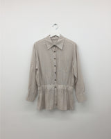 Cloudy Striped Blouse(2color)