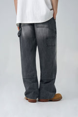Grey Carpenter Denim Pants