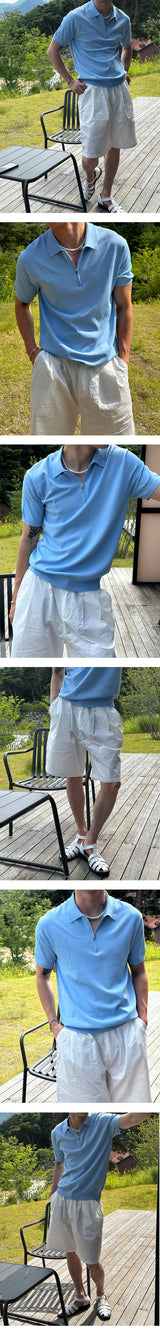 [S/S] バミューダピンタックハーフパンツ (6color)