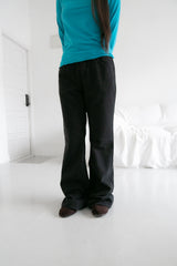 basic semi boots-cut pants(2colors)