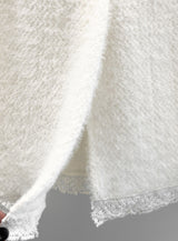 Cozy Lace Knit Long Skirt