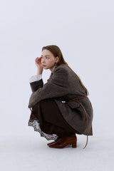 DADDY CONTOUR WOOL JACKET_BROWN