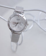 Lucky Clover Watch (Silver Ivory)