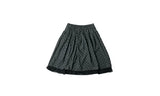 Soel Check Chiffon Midi Skirt