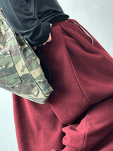 dini side pintuck balloon wide long pants 🖤🩷🩶4 COLOR