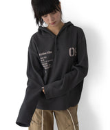 (unisex) Notz Henley Neck Hoodie