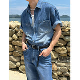 [S/S] Brush washing semi wide pants (3color)