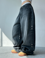 SNAP POINT BLACK DENIM🖤