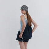 【MADE】 Waffle String Gym Sack_Navy