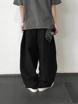 ミエルリネンカットアウトワイドパンツ 4C