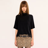 Turtle Neck Top - Black