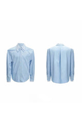 Striped Colorblock Layered Shirt
