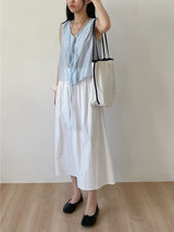 Ollie Frill Sleeveless Blouse