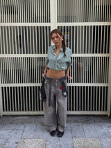 RIPOFFF Checked Boxy Shirts