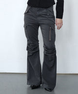 sh bootcut pants (dark grey)