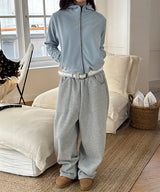 Warm fleece zip up(4color)