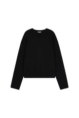 トフィヘンリーネック長袖Tシャツ