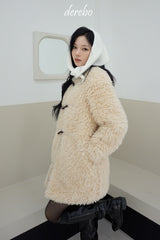 Toggle tteokbokki half-fur coat