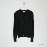 crew neck fine cardigan