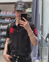 ホース ナンバリング PK ショートスリーブ カラー Tシャツ