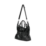 COR FRONT DOUBLE BELTED LEATHER TOTE BAG UNISEX