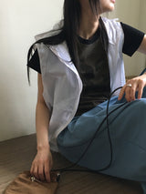 Sec 33 プリンティドセミクロップ半袖Tシャツ