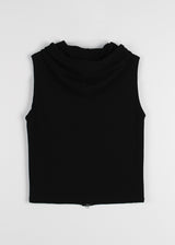 EYELET LINE HOOD VEST