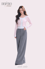 Dodo baby color cardigan layered top