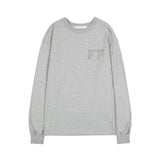 FFレタリングロングスリ－ブ (GRAY) F25ZB022