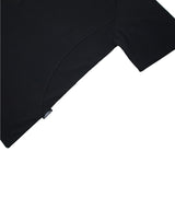 Side Panel Raglan Tee Black