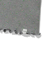 ラッフルフラワーブラウス(GREY)