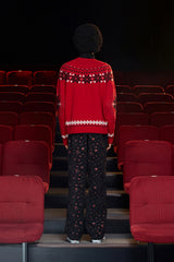 ARGYLE NORDIC KNIT / RED