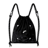 シルバーフラワージムサック [Black]