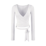 Lavi V Neck Wrap Top