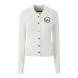 Real Button Embroidered Knit Cardigan