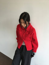 ディーンブークレカラーカーディガン (4 Colors)
