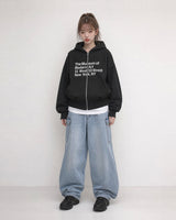(UNISEX) Museum Bonded Hood Zip-Up