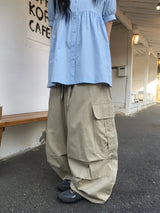 Cotton Big Cargo Pants