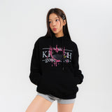メルティング ロゴ フード Tシャツ ブラック