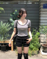 Week Banding Cotton Shorts