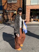 スローツーウェイチェックシャツ (2C)