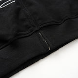Romy Cord Embroidery Hoodie Zip-up