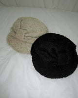 Jaei Ribbon Teddy Fleece Hat
