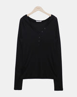 Barom Henley Hooded T-Shirt