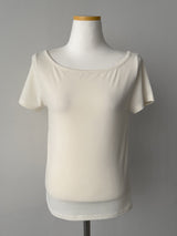 Jelly boat neck short sleeve t-shirt